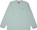 Лонгслив Supreme Small Box Long-Sleeve Tee 'Light Slate', синий - фото 2