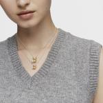 Колье Tous Bear Double My Other Half, позолоченное серебро/серебро - фото 5