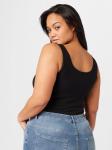 ONLY Carmakoma Топ в черном цвете - фото 4