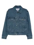 Джинсовая куртка с декором Anagram LOEWE, синий - фото