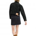 Женская джинсовая куртка COACH, цвет Black - фото 3