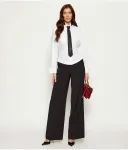 Рубашка slim fit Elisabetta Franchi, белый - фото 2