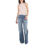 Базовый топ Acne Studios, розовый - фото 2