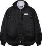 Куртка Nike x Sacai Layered Bomber Jacket 'Black', черный - фото 2