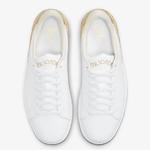 Кроссовки Nike Air Jordan 1 Centre Court, белый/золотой - фото 4