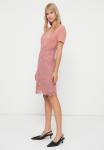 Платье VILA VICLARA O NECK DRESS, Old Rose/Light Pink - фото 4