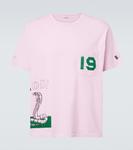 Футболка из хлопкового джерси с принтом Cobra Bode, розовый - фото