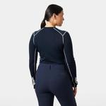 Helly-Hansen LIFA Merino Midweight Crew - женское термобелье, дышащее, влагоотводящее Helly Hansen, 596 Navy - фото 3