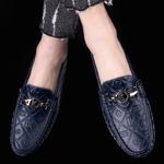 Гоммино Лоферы Мужские Черный/Белый/Синий CKVUSAMG - фото 10