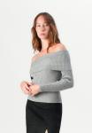 Джемпер ONLY ONLKATIA OFF SHOULDER, Ultimate Grey/Grey - фото 4