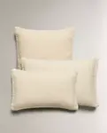 Наволочка Zara Home Plain Cushion, бежевый - фото 3