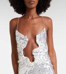 Платье Salacia с декоративными элементами Christopher Esber, Silver - фото 4