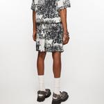 Шорты с принтом логотипа Acne Studios, черный - фото 5