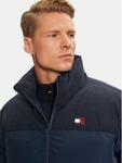 Пуховик стандартного кроя Tommy Jeans, синий - фото 4