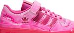 Кроссовки Adidas Jeremy Scott x Forum Low 'Dipped - Solar Pink', розовый - фото 3