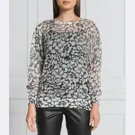 Шерстяной удлиненный свитер Twin-Set, белый - фото