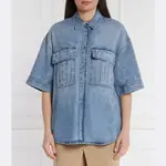 Джинсовая рубашка оверсайз Dondup - Made In Italy, синий - фото