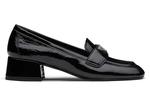 Кроссовки triangle logo patent leather shoes 'black' Prada, черный - фото 2
