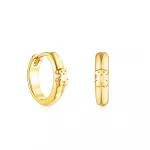 Серьги Tous Basics Bear Hoop, вермель - фото