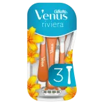 Gillette Venus Riviera женские бритвы, 3 шт/1 упаковка - фото