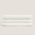 Скатерть Zara Home Basic Linen, белый - фото