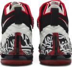 Кроссовки Nike LeBron 17 'LeBron 4 Graffiti', белый - фото 7