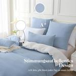 Комплект постельного белья SOULFUL, 2 предмета, 155х220/80x80 см, синий - фото 2