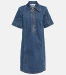 Джинсовое мини-платье See By Chloé, Truly Navy - фото