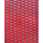 Красный шелковый галстук с колясками Olimpo, цвет Estampado - фото 2