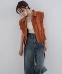 Жилет с подплечниками Bab, цвет Terracotta - фото 3