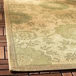 Ковер SAFAVIEH, 69 x 305 см, Courtyard Collection Gold / Natural CY6948 для внутреннего и наружного использования водонепроницаемый легко чистится для патио заднего двора прихожей - фото 3