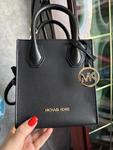Сумка кросс-боди Michael Michael Kors Mercer Extra-Small Pebbled, черный