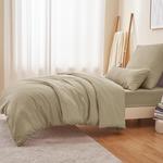 Комплект постельного белья RUIKASI, 2 предмета, 155х220/80x80, хаки - фото 5