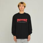 Свитшот Thrasher Godzilla, черный - фото 3