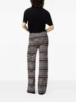 Прямые брюки с шевронным узором Missoni, черный - фото 3