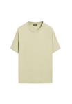 Футболка Massimo Dutti SHORT SLEEVE, Light Green - фото 5