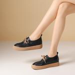 Лоферы женские с низким верхом Vedullar, черный - фото 9