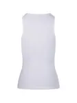 Рифленый топ Ganni, белый - фото 2