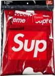 Брюки Supreme x Hanes Bones Thermal Pant (1 Pack) 'Red', красный - фото 2