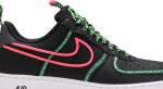 Кроссовки Nike Air Force 1 '07 Premium 'Worldwide Pack - Black Green Strike', черный - фото 3