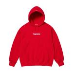 Толстовка Supreme Box Logo Hooded, красный - фото