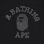 Футболка GOAT Exclusive BAPE College Tee In Black, черный - фото 4