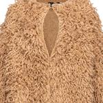 PINKO Искусственная меховая куртка, Beige - фото 5