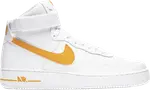 Кроссовки Nike Air Force 1 High '07 'White University Gold', желтый - фото 2