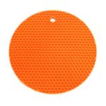 Прихватка круглая LotusGrill, мандариново-апельсиновый - фото