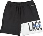 Спортивные шорты Supreme x Lacoste Logo Panel Sweatshort 'Black', черный - фото 2