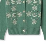 Детский свитер Gucci, темно-зеленый - фото 7