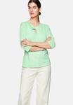 Топ Marc Cain Long sleeved top, Pistachio Macaron/Mint - фото