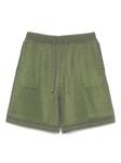 Сетчатые шорты Kenzo, зеленый - фото