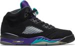 Кроссовки Air Jordan 5 Retro GS Black Grape, черный - фото